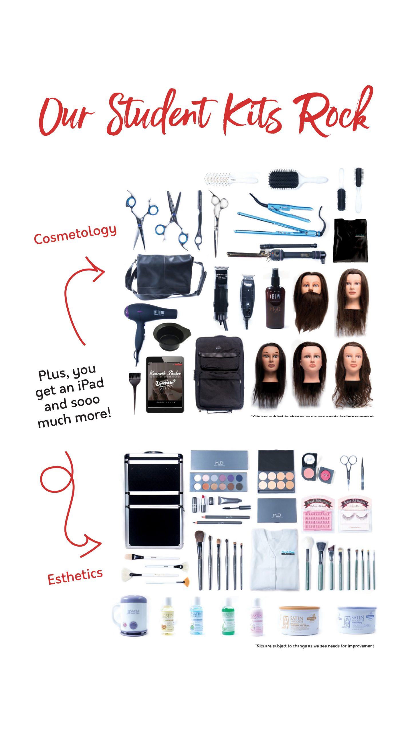 Cosmetology student kit list: The supplies for cosmetology school