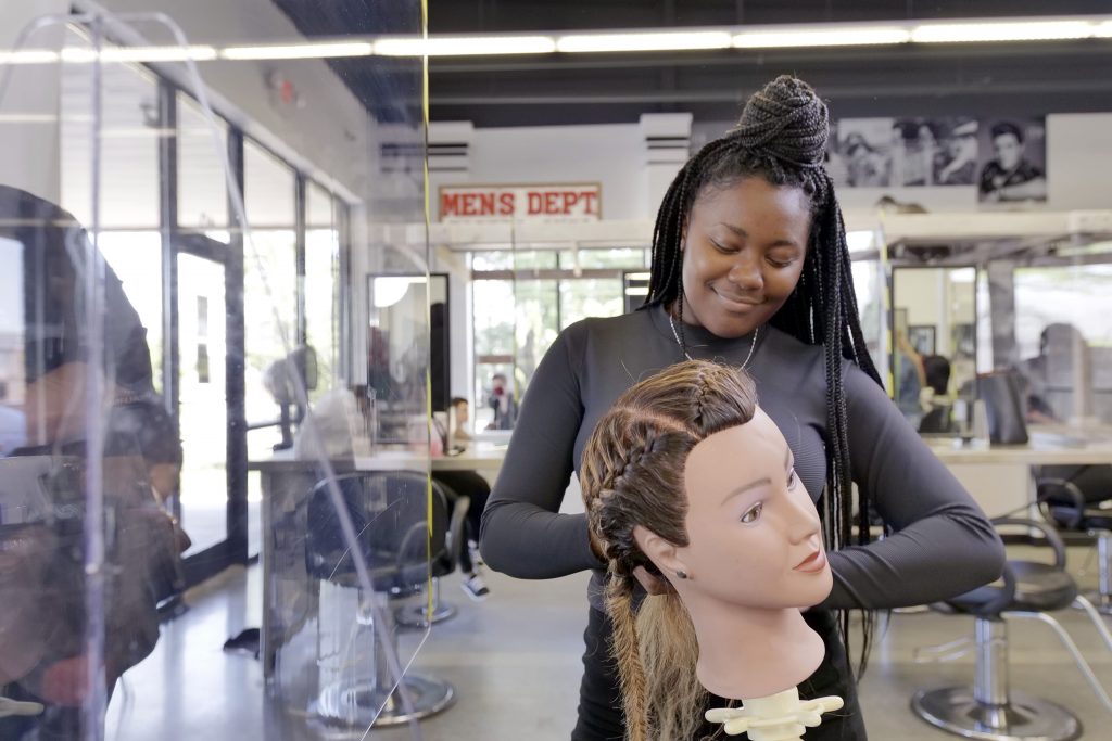 cosmetology students